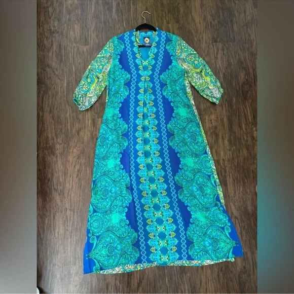 Johnny Was Blue and Green Floral Dress size L is available for purchase on  au PAY Market - Imported Goods Online Store Co.Ltd. | au PAY Market -  Online Shopping Site